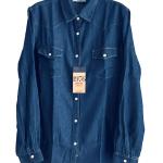 Alcott Ladies Long Sleeve Blue Denim Shirt – Stock Lot