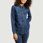 Alcott Ladies Long Sleeve Blue Denim Shirt – Stock Lot